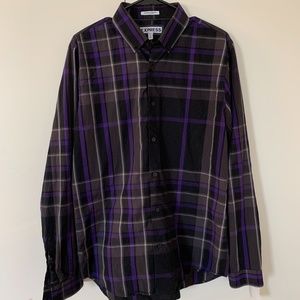 Express Men's Shirt, Extra Slim Fit, Long Sleeve